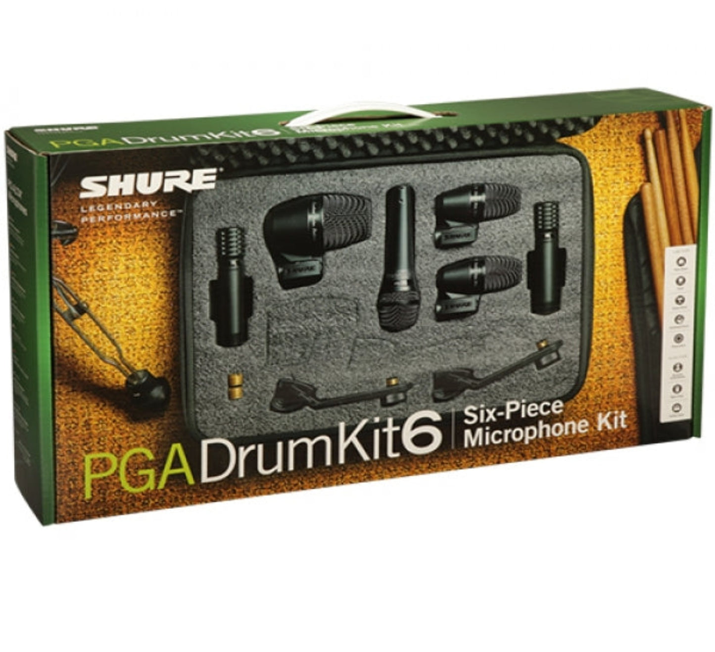 SHURE PGA Drumkit 6 Drumkit Microphone Set