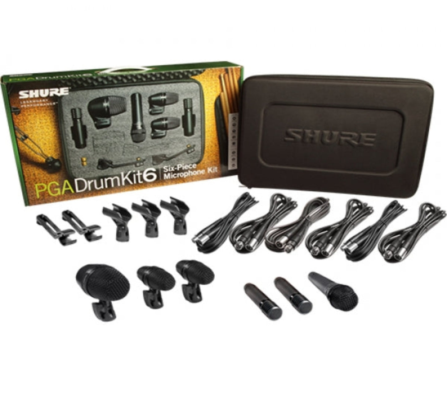 SHURE PGA Drumkit 6 Drumkit Microphone Set