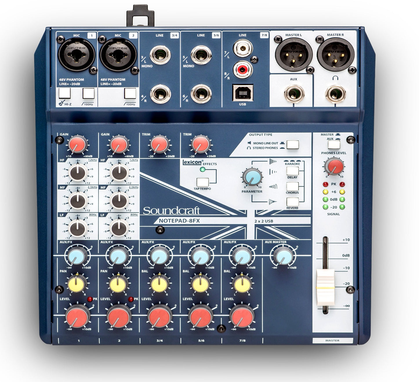 SOUNDCRAFT NANO SERIES- Notepad-8FX