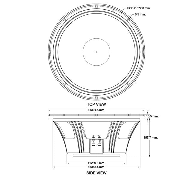 P AUDIO 15 BM 500 B