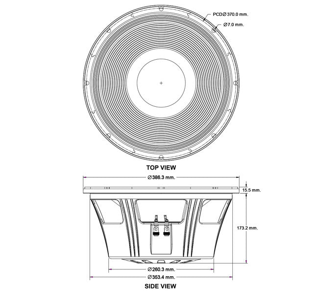 P AUDIO C15- 600EL