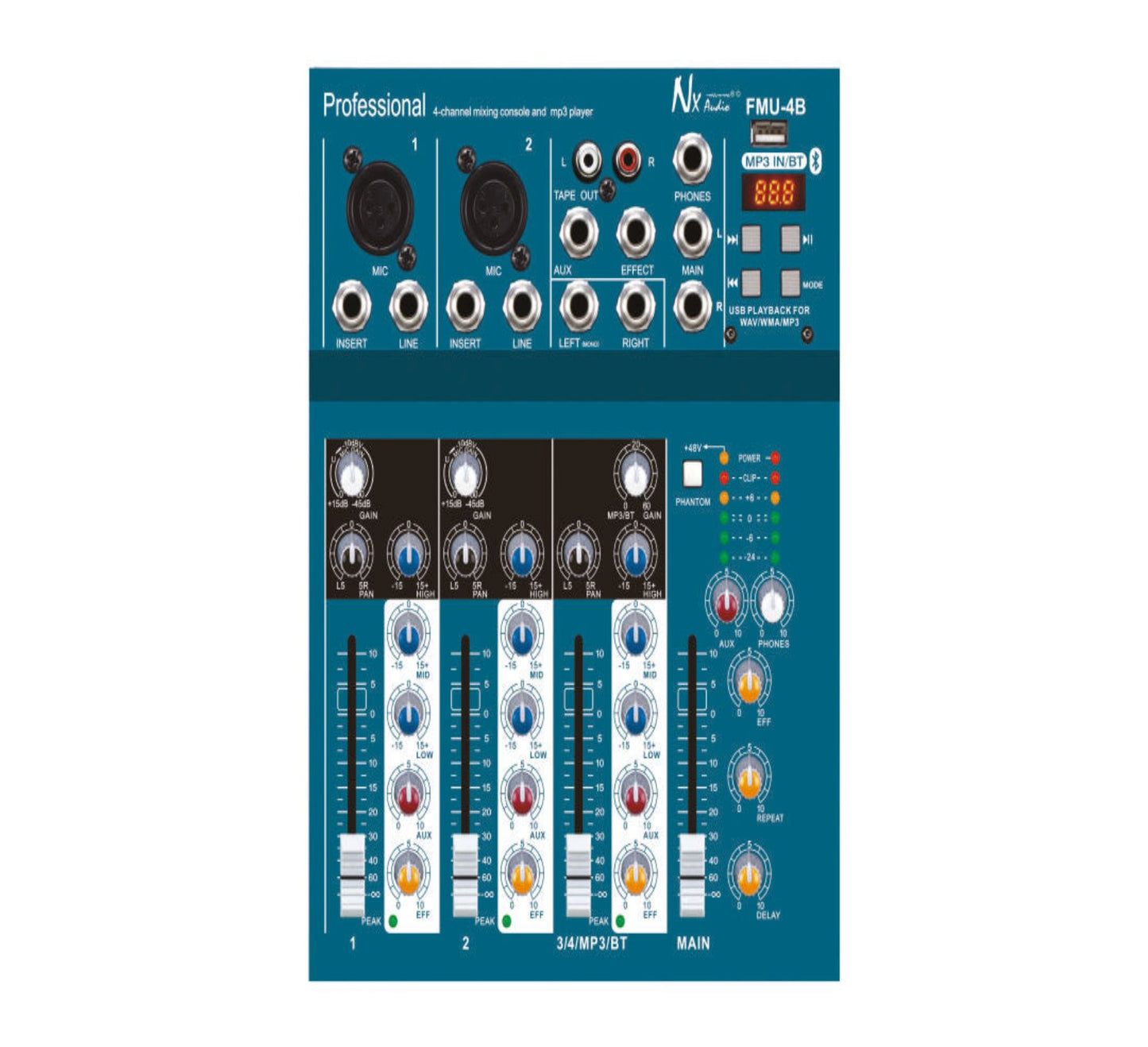 NX AUDIO FMU4-B