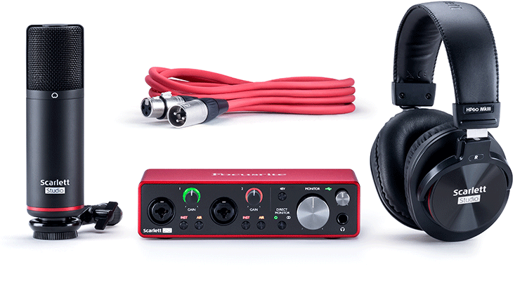 FOCUSRITE SCARLETT 2i2 STUDIO