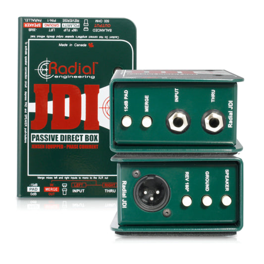 Radial JDI Jensen-equipped 1-channel Passive Instrument Direct Box