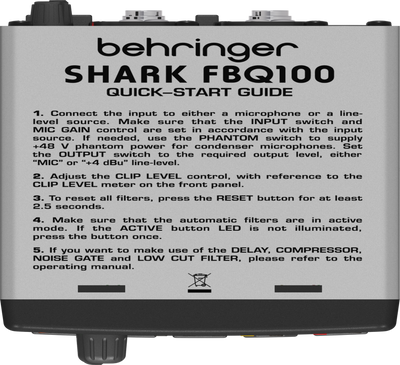 BEHRINGER FBQ100