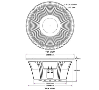 P AUDIO C15- 600EL
